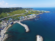 江沙里海岸村景观